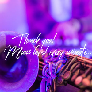 Essex Saxophonist for Hire_Karen Carpenter Tribute Night testimonial
